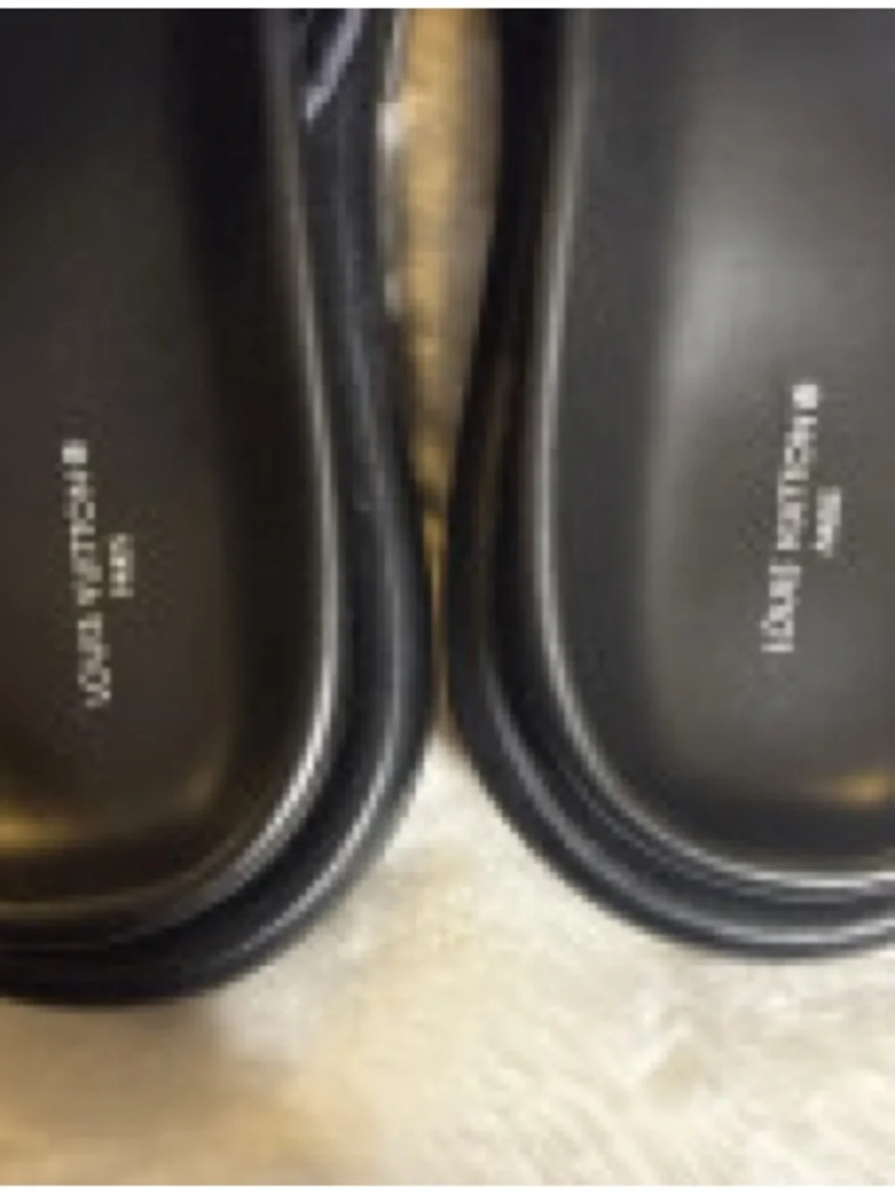 Louis Vuitton Black Monogram Pillow Slides size: 41